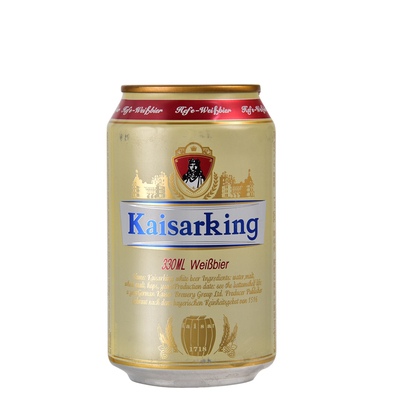 凯撒王白啤酒330ml.