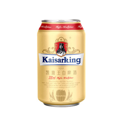 凯撒王白啤酒330ml.